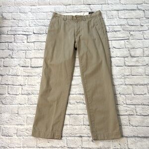 Polo Ralph Lauren Classic Fit Khaki Pants Plain Front Straight Leg Men’s 31 X 30